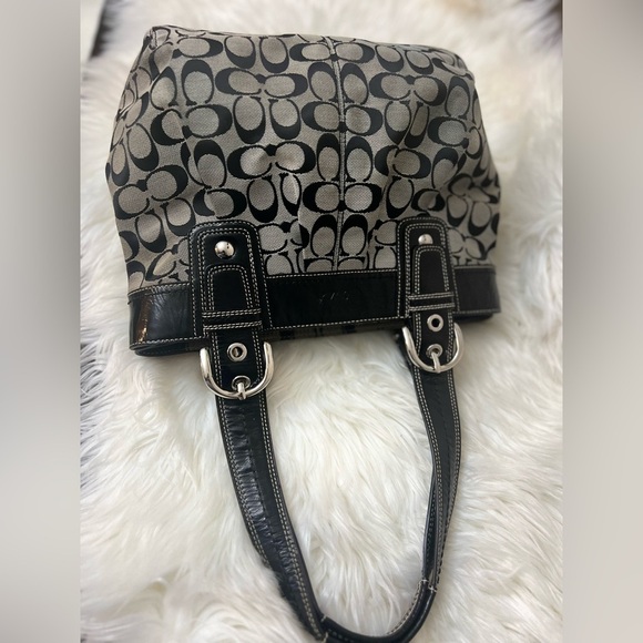 Coach Pleated Signature NS Tote Bag F15047 - Picture 5 of 13